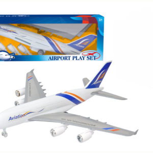 Friction power plane toy plane airport play set