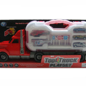 B/O container truck metal car toy truck with light