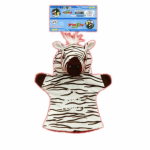 zebra glove toy stuffed animal glove cartoon toy for kids