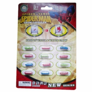 Growing toy funny toy spiderman capsule toy