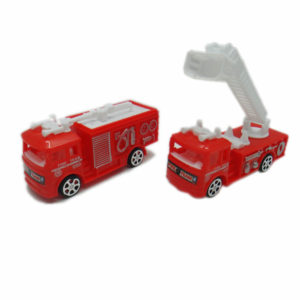 Fire engine pull back car vehicle toy