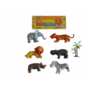 Animal toy with trees wild animals toy animal world