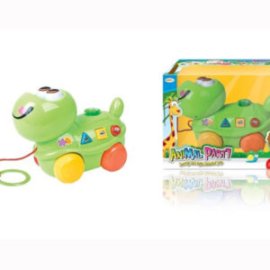 B/O pull along turtle toy cartoon animals with music musical toy