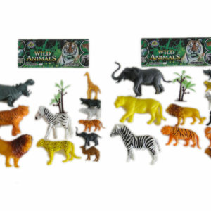 11pcs wild animals toy animal world Toy animal set