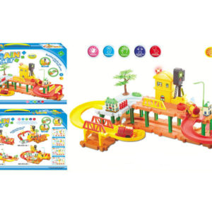 Rail train toy building block toy Intelligent toy