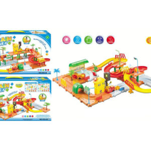 Block train toy electric track toy Intelligent toy