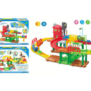 Block train toy electric track toy Intelligent toy