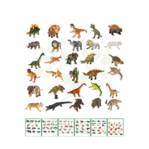 Vinyl toy dinosaur 30pcs dinosaur set dinosaur world