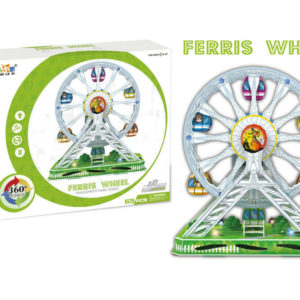 B/O ferris wheel B/O toy with with light and music plastic toy