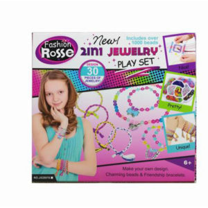 2 in 1 jewelry toy DIY bracelet toy girl beauty toy