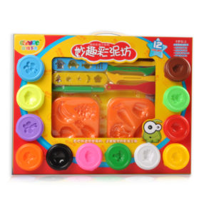 12 color dough clay toy with tool educational toy