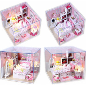 Doll house model DIY assembly toy educational toy