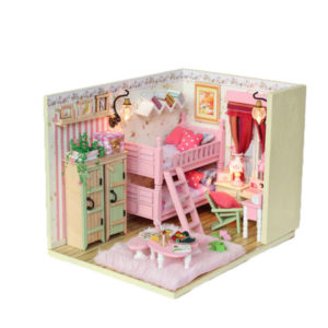 Doll bedroom toy simulation model toy wooden toy
