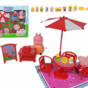 cartoon set toy peppa pig toy plastic toy