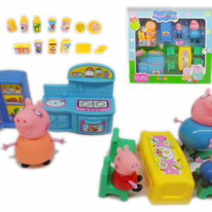 cartoon family toy peppa pig toy cute toy