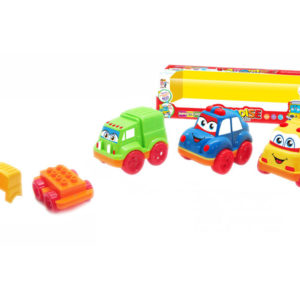brick vehicle toy cartoon car plastic toy