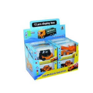 engineering truck metal toy free wheel toy