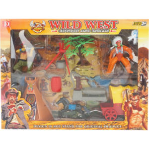 Wild cowboy play set west cowboy toy figure toy set