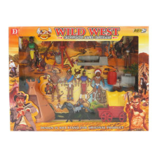 West cowboy toy wild cowboy play set figure toy set