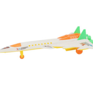 Pull along toy plastic warcraft with light toy plane for kids