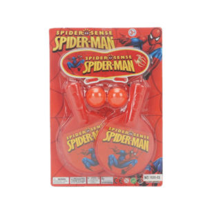 Table tennis toy spider man sport toy set table tennis with rope skipping