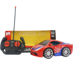 R/C car 4 channel spider-man car toy car with light