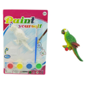 Parrot painting toy animal toy educational toy