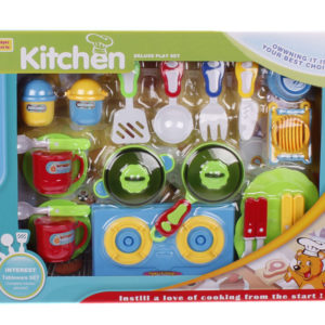 Cute kitchen toy cooking set toy tableware toy