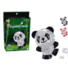 Crystal panda block building block intelligent toy