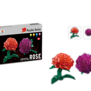 Flash rose puzzle building block toy intelligent toy