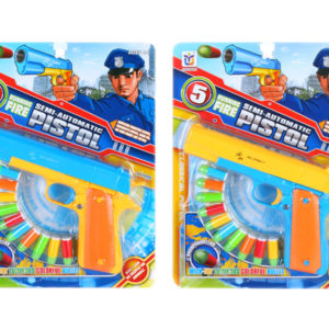 Shooting gun toy police pistol intelligent toy