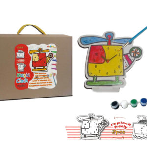 Drawing toy painting clock educational toy