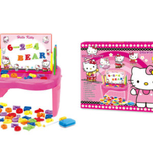 Kitty drawing desk drawing board toy learning desk toy