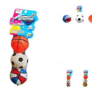 6cm ball toy football and basketball sports game toy