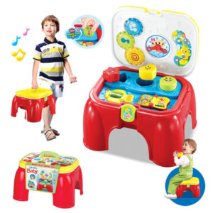 Baby study set portable chair toy pretend toy