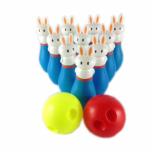 rabbit bowling toy funny toy sporting toy