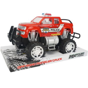 red police car toy friction power toy cute toy