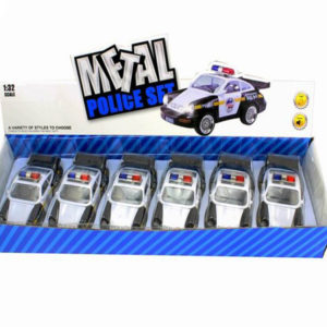 police vehicle toy pull back toy metal toy