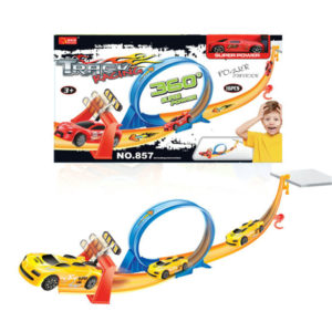 Track car toy free wheel car toy vehicle