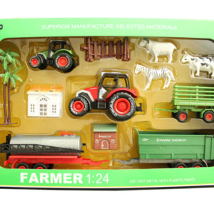 Metal farmer car set Pull back car toy vehicle toy