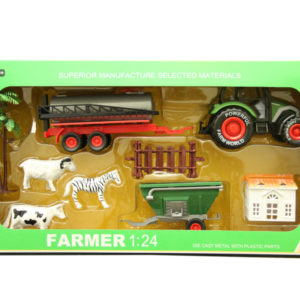 Metal farmer car set Pull back car toy vehicle toy