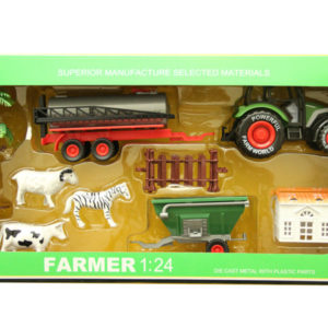 Metal farmer car set Pull back car toy vehicle toy