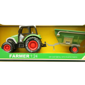 Metal car toy pull back farmer car vehicle toy