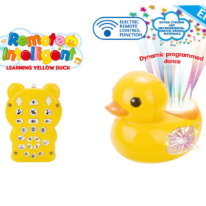 Projection yellow duck remote control toy intelligence toy