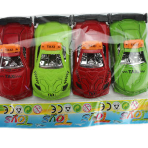 Pull back taxi toy plastic toy car small toy