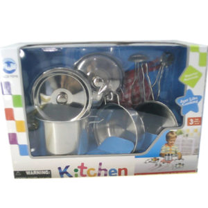 Tableware toy stainless steel toy kitchen toy