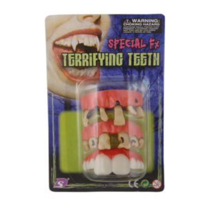 Terrifying teeth joke toy halloween toy