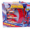 Railway train toy B/O track car spider-man car toy