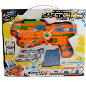 Gun toy plastic war gun shoot game toy