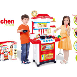 Kitchen counter toy lighting toy plastic toy